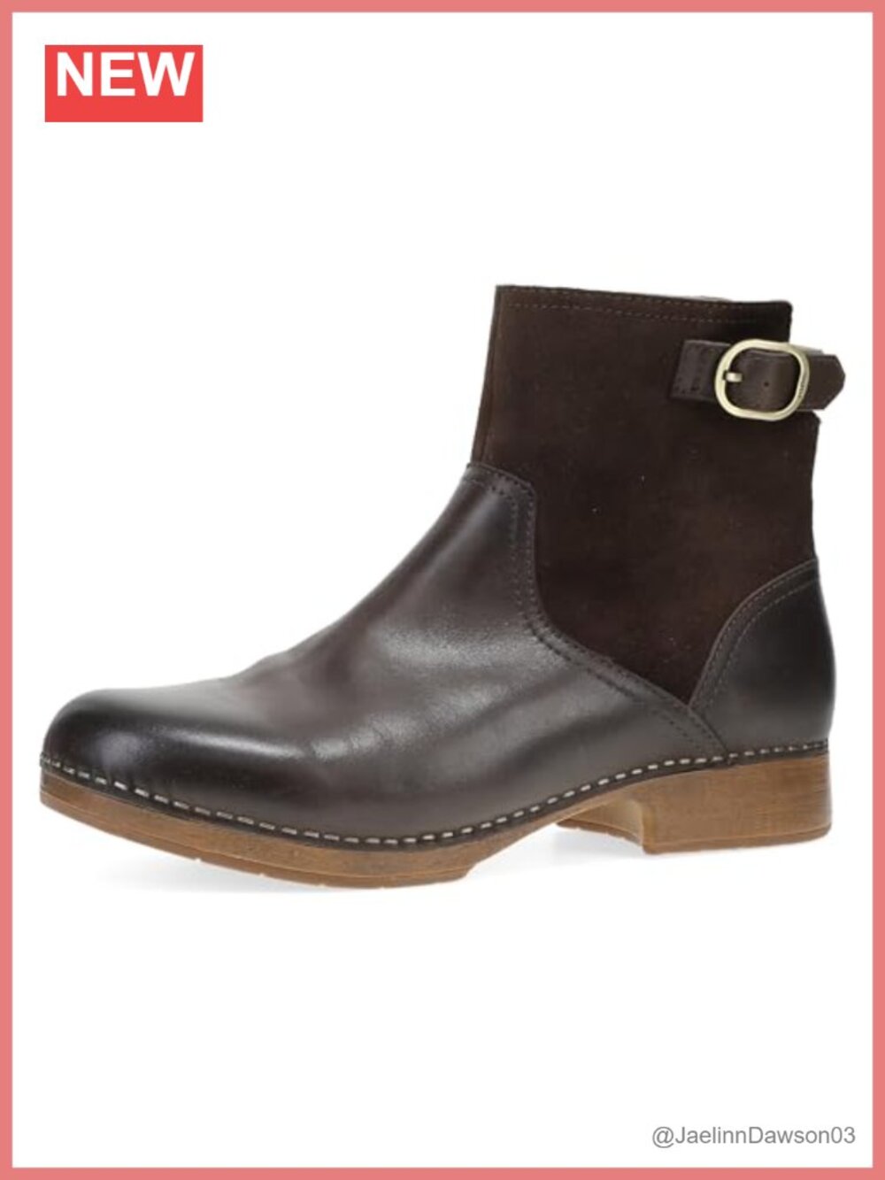 Dansko Monique Ankle Bootie Leather Suede Calf High Slip Resistant Casual